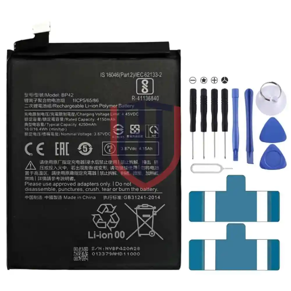 BP42 4250mAh Li Polymer Battery Replacement For Xiaomi Mi 11 Lite Mi 11 Lite 5G