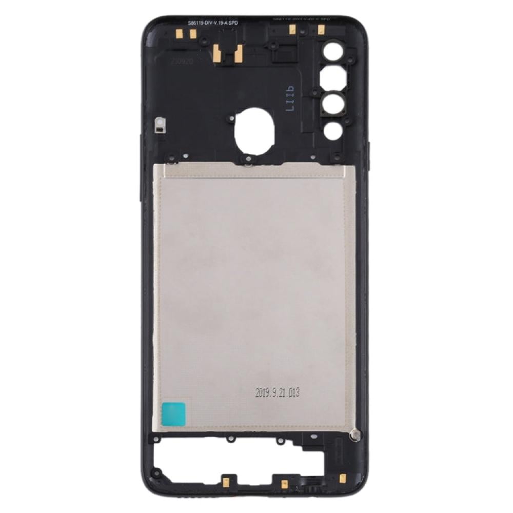 For Samsung Galaxy A20s Middle Frame Bezel Plate (Black) Leading