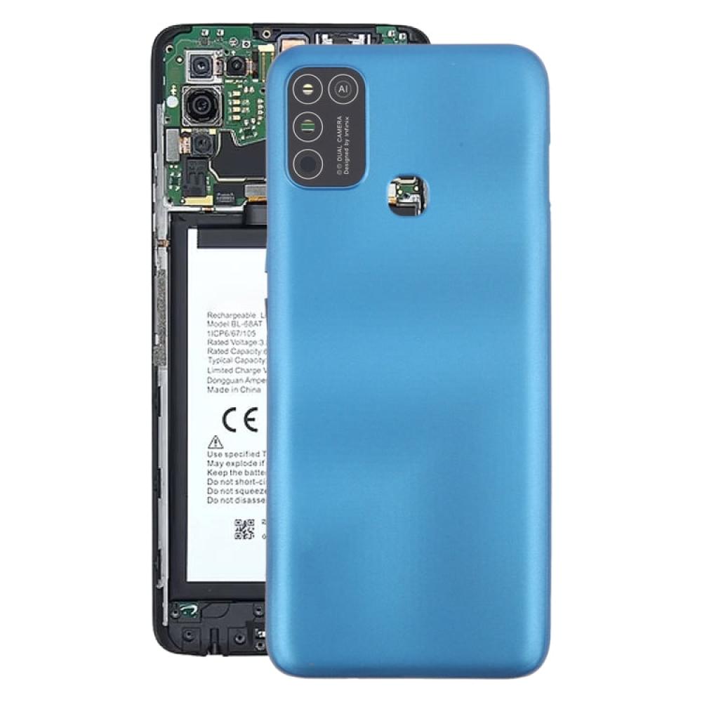 For Infinix Hot 10 Play Original Battery Back Cover(Blue