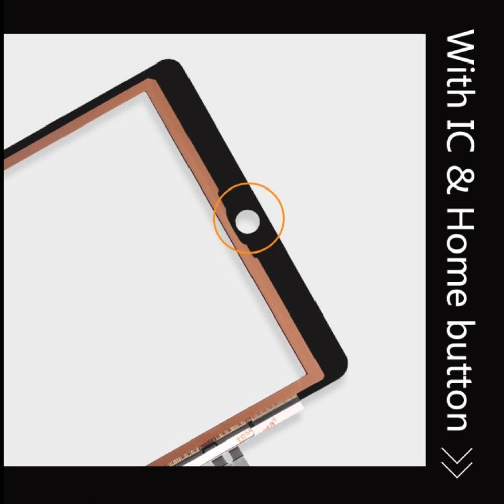 لوحة لمس لجهاز iPad 9.7 بوصة (إصدار 2018) A1954 A1893 (أسود)