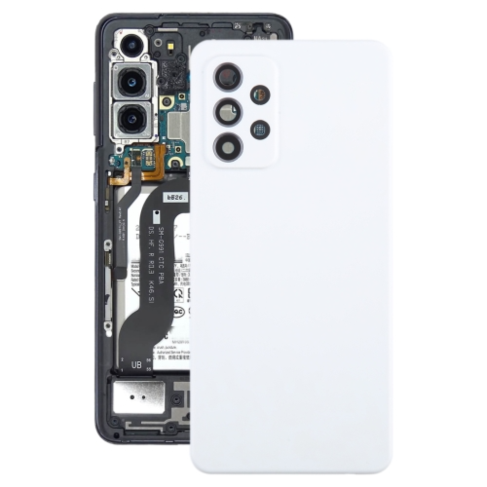 Battery Back Cover White with Camera Lens Cover for Samsung Galaxy A52 5G / A52 4G