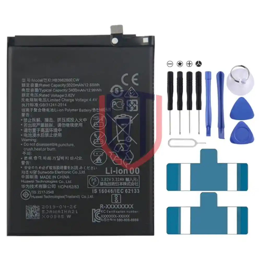 HB396286ECW بطارية ليثيوم أيون بوليمر لهاتف Huawei Honor 10 Lite / P Smart (2019)