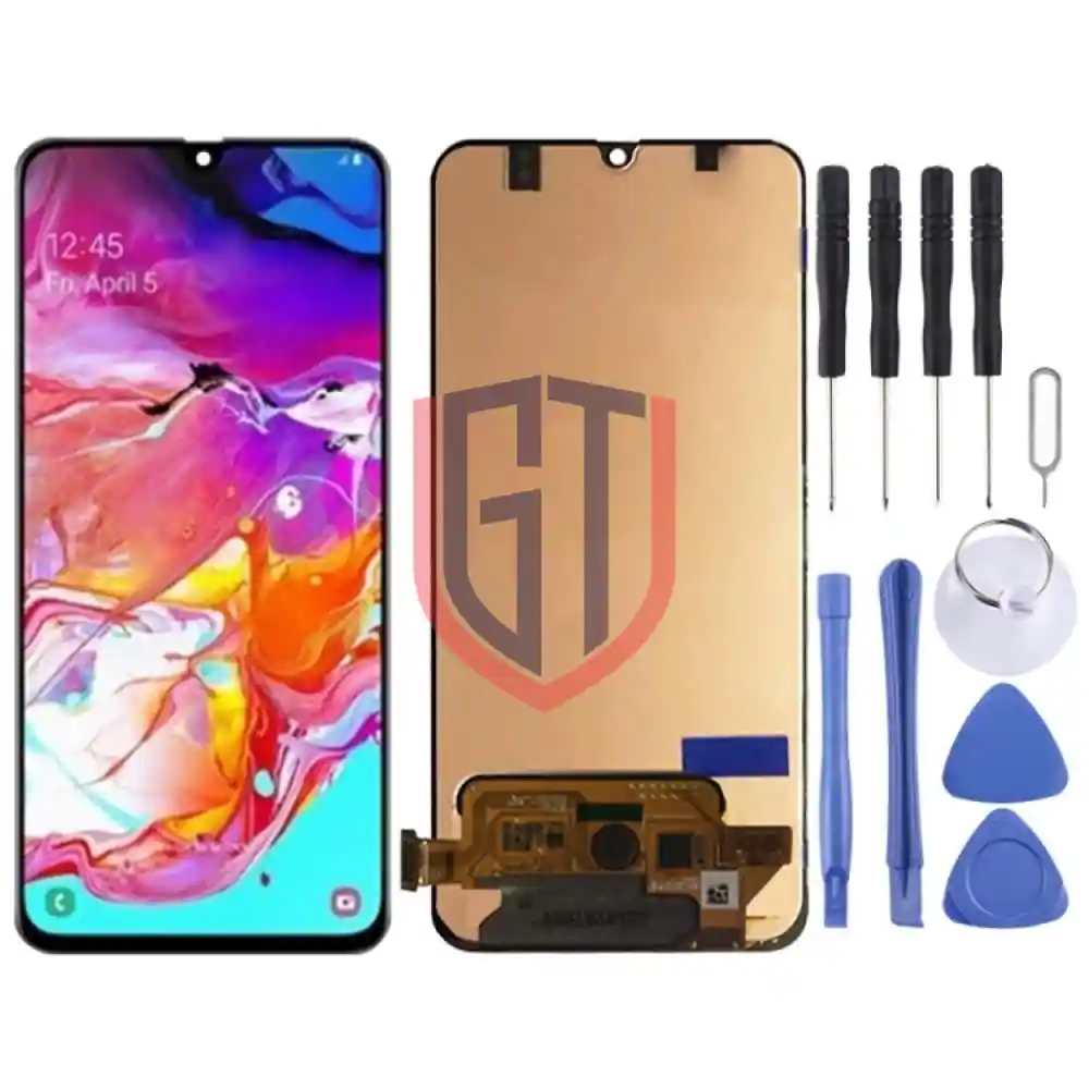 LCD Screen and for Samsung Galaxy A70 MA705F DS SMA705FN DS SMA705GM DS SMA705MN DS SMA7050 Black