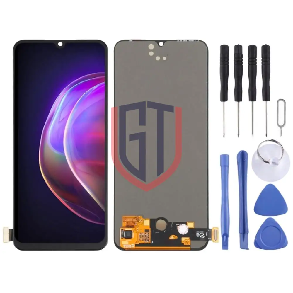 شاشة LCD OLED ل VIVO V21 4G V2066 ، V2108