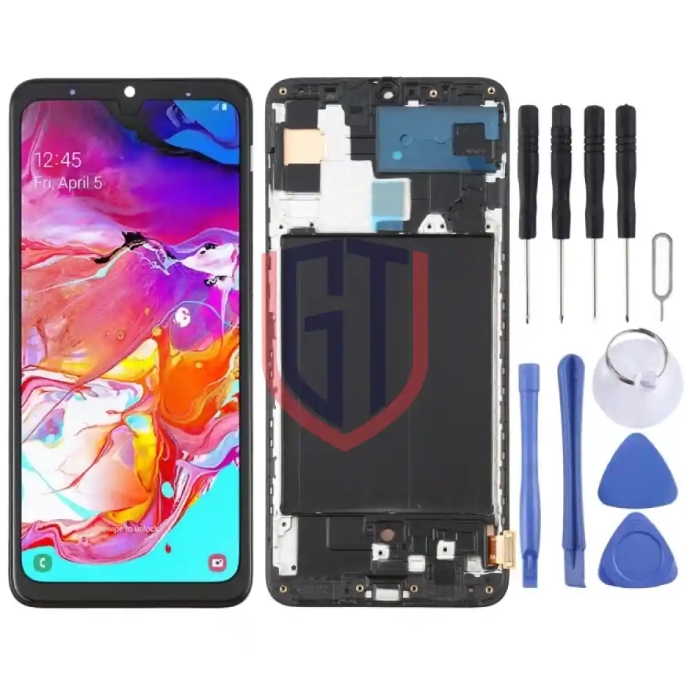 OLED LCD Screen for Samsung Galaxy A70 SMA705 6 39 inch with Frame Black