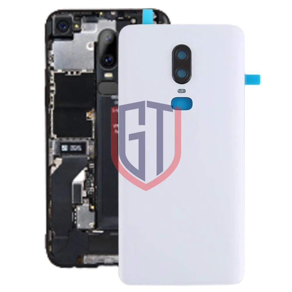 غطاء خلفي لبطارية سطح أملس لهاتف OnePlus 6