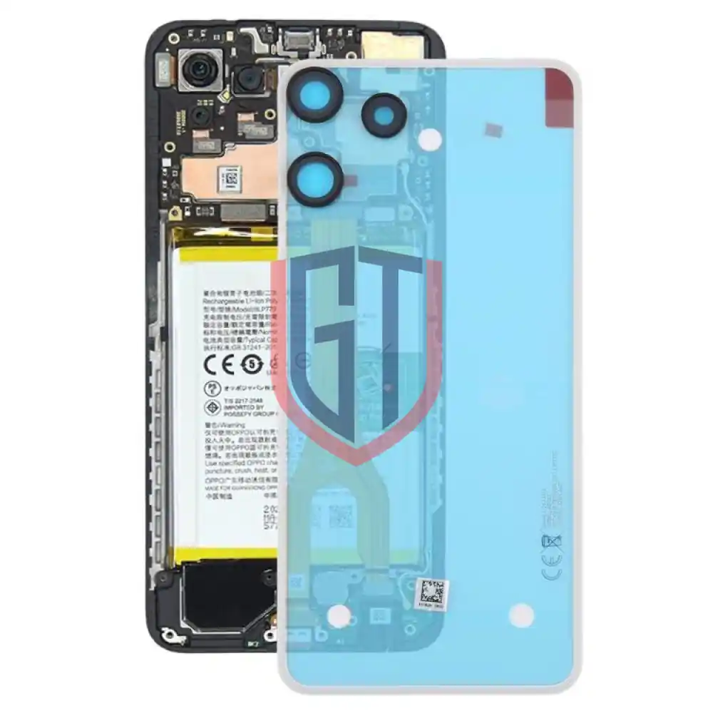 غطاء خلفي زجاجي أصلي لهاتف For Nothing Phone 3a Lite A001T  أبيض