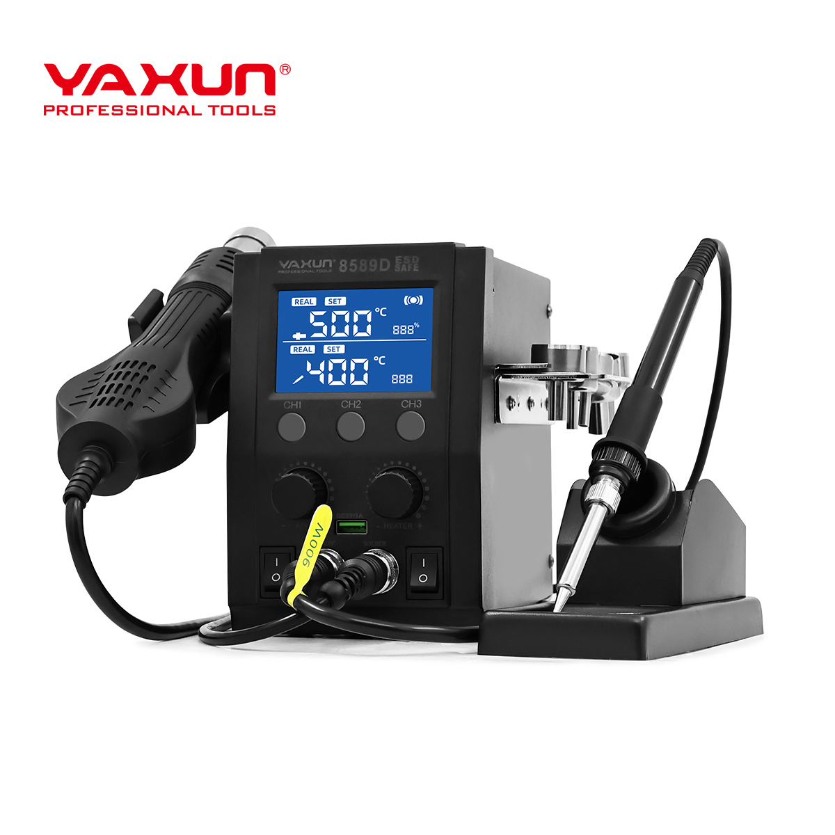 أداة صيانة YAXUN YX-8589D - محطة لحام 3 في 1