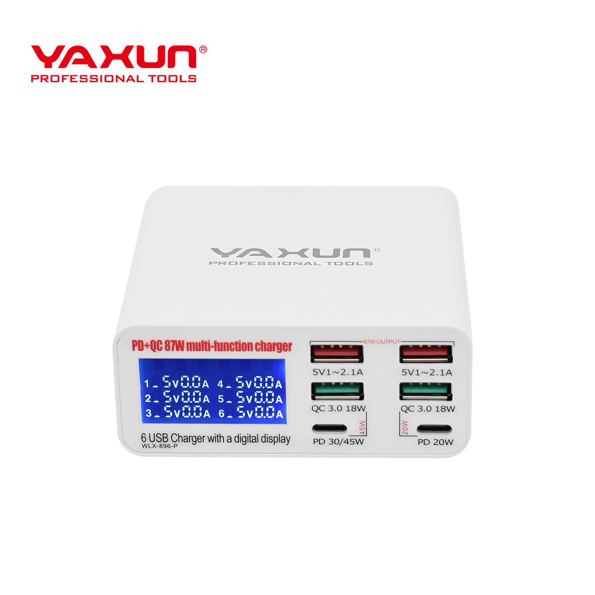 أداة صيانة YAXUN YX-896P محطة SMD 2-في-1 هواء ساخن
