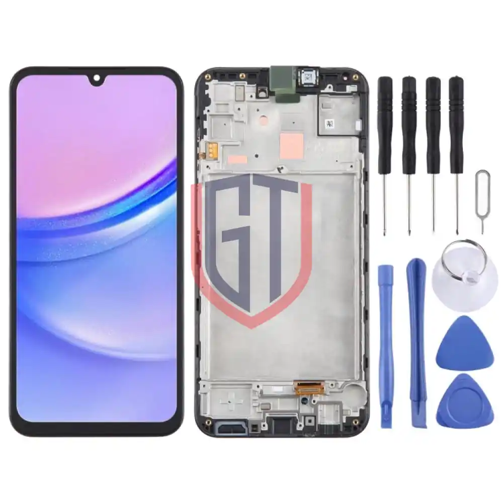For Samsung Galaxy A15 5G SMA156B Original LCD Screen with Frame Black