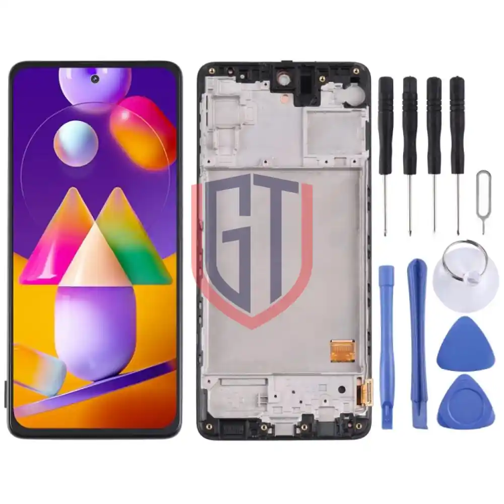 Original Super AMOLED LCD Screen For Samsung Galaxy M31s SMM317 with Frame