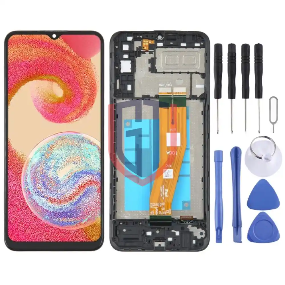For Samsung Galaxy A04E SMA042 LCD Screen with Frame