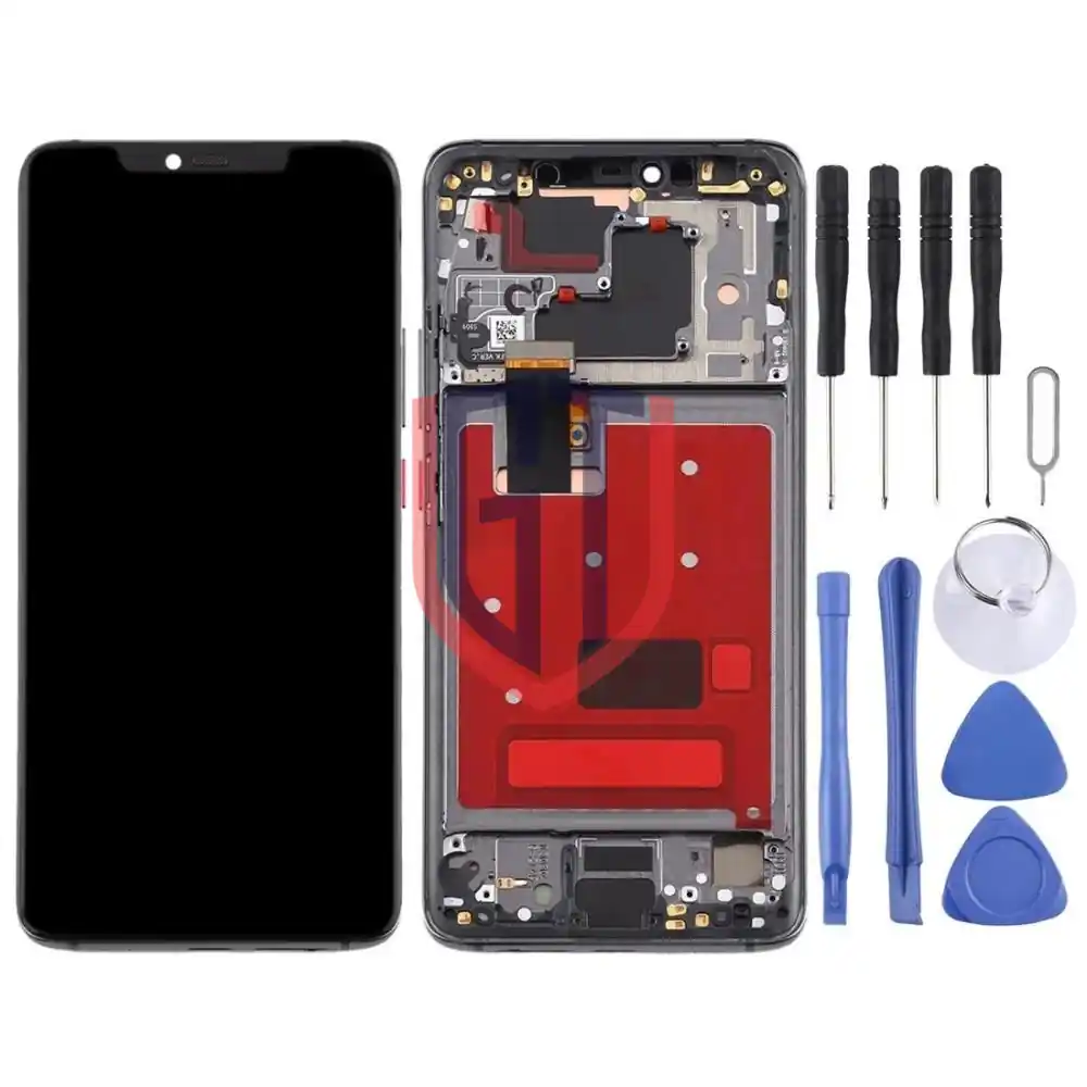 Original OLED LCD Screen for Huawei Mate 20 Pro with Frame Black