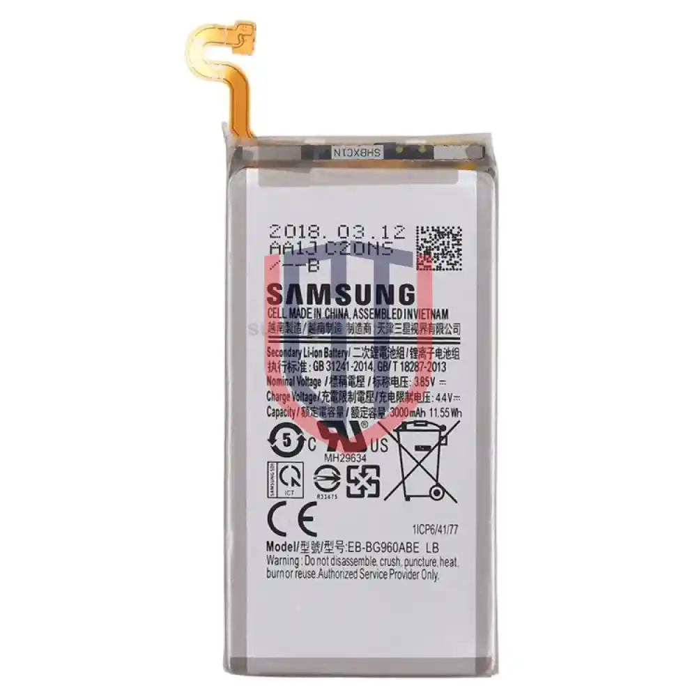 3 85V 3000mAh for Samsung Galaxy S9 Rechargeable Liion Battery