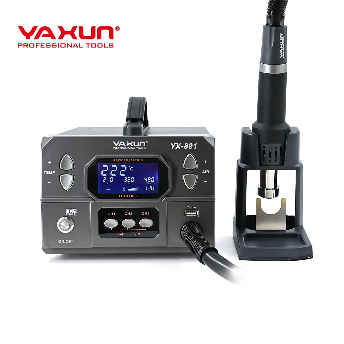 أداة صيانة YAXUN YX-891 - محطة لحام هواء ساخن