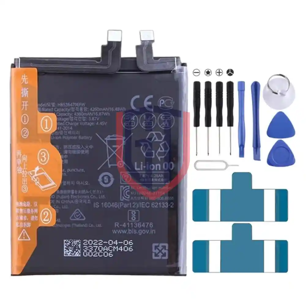 Battery Replacement For Huawei P50 Pro JAD AL00 JAD AL60 4360mAh HB536479EFW