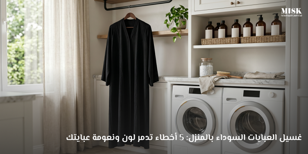 غسيل العبايات السوداء بالمنزل: 5 أخطاء تدمر لون ونعومة عبايتك