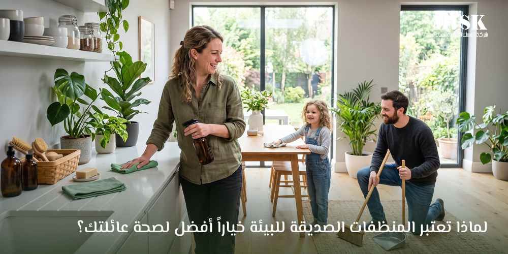 لماذا تعتبر المنظفات الصديقة للبيئة خياراً أفضل لصحة عائلتك؟