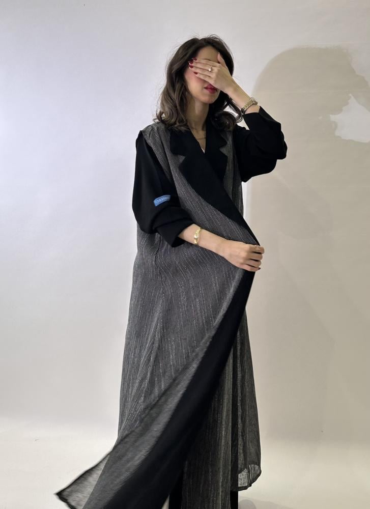 عباية كاجوال رمادي