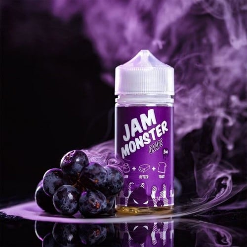 نكهة جام مونستر عنب  JAM MONSTER GRAPE 3MG 100ML
