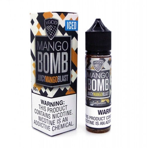 نكهة بومب مانجو ايس Vgod bomb mango ice3mg
