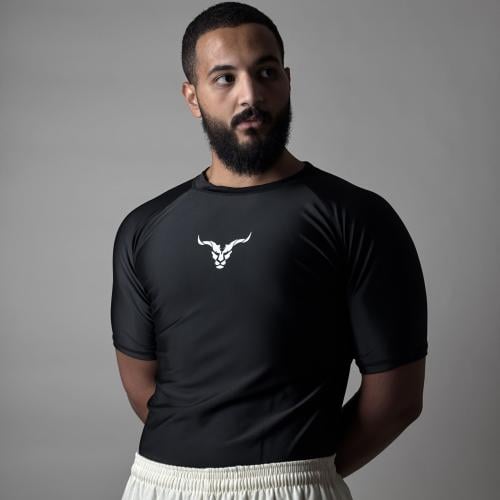 تيشيرت بودي (أسود) - T-shirt Skin Body (Black)