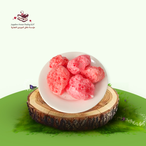 مصاص شكل قلوب مجفف بالتبريد -45جرام