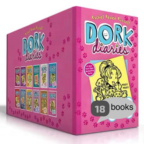 Dork Diaries Books 1/18 set in box