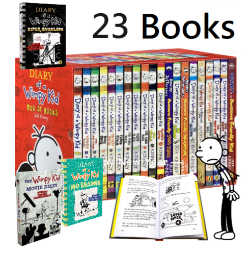 مجموعه diary of awimpy kid 23 books