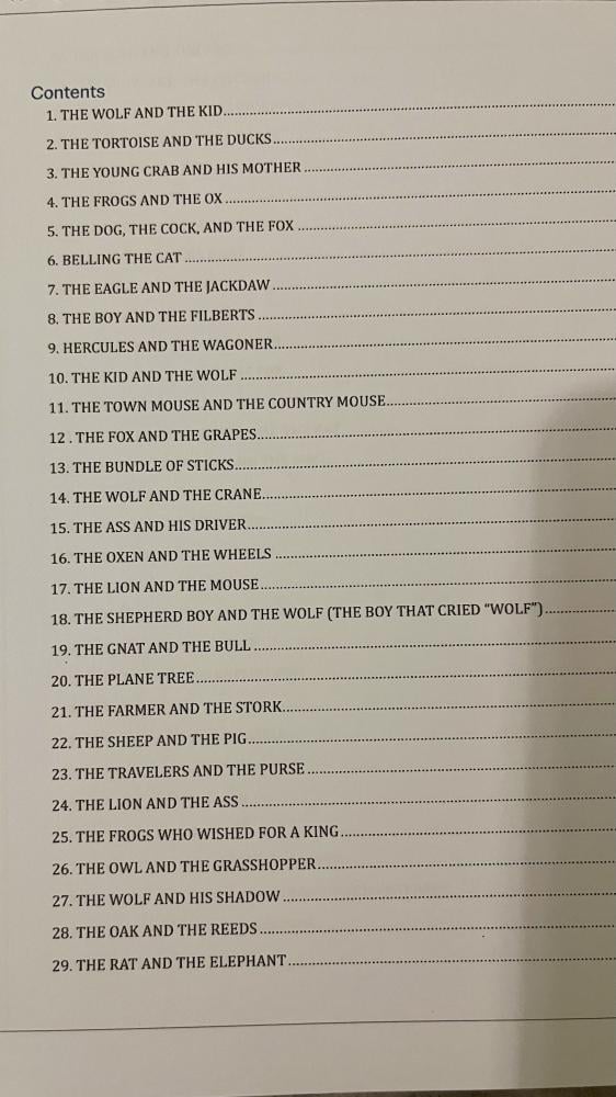 Aesop’s Fables 120 قصة مع باركود صوتي