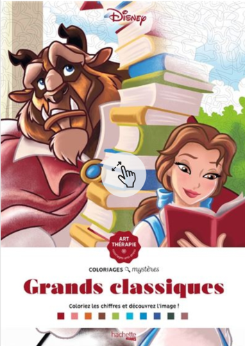 كتاب تلوين Les Grands Claasiques