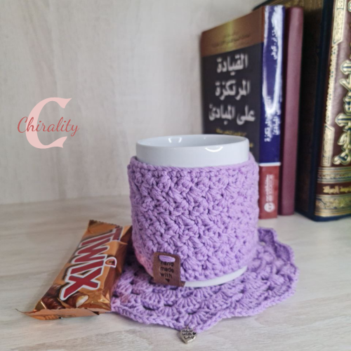 طقم الكوب الليلكي