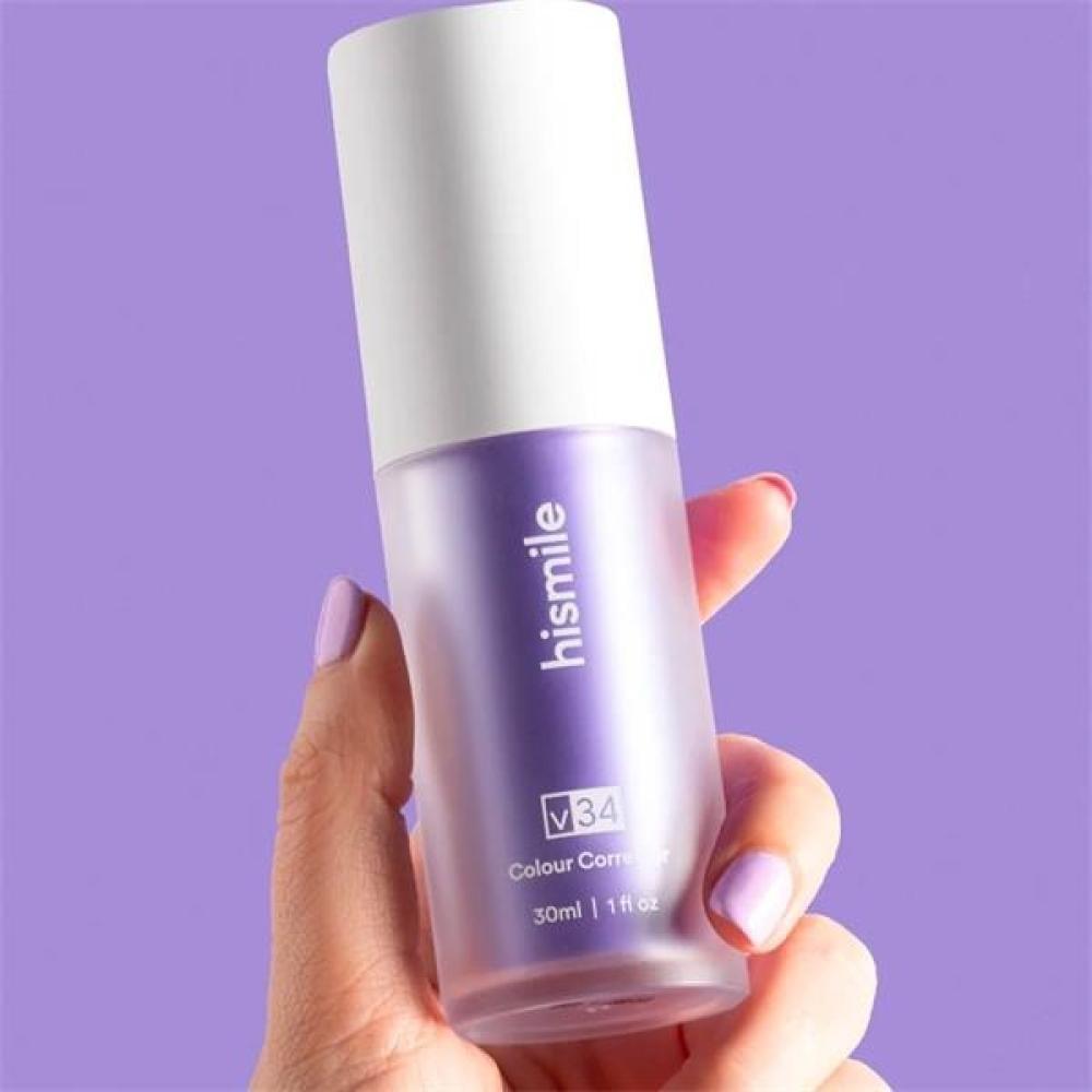 سيروم تبييض لون الاسنان البنفسجي من هاي سمايل - 30مل