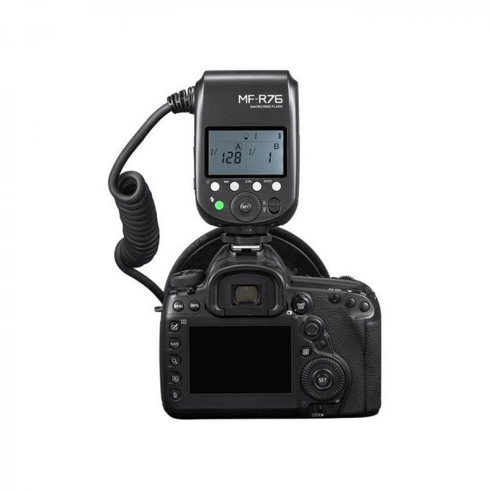 Macro Ring Flash Godox MF-R76 TTL para Canon –