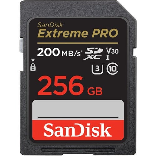 SanDisk 256GB Extreme PRO UHS-I SDXC Memory Card 2...