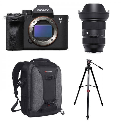 Sony a7 IV Mirrorless Camera with Sigma 24-70mm f/...