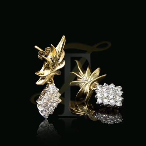 حلق (زركون) فضة عيار 925