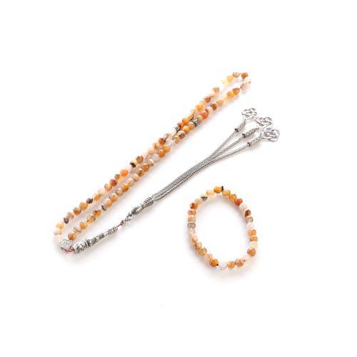 حجر عقيق مع سوار Agate stone with bracelet