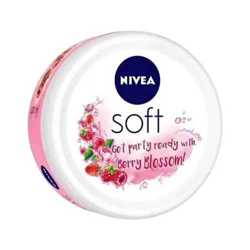 NIVEA SOFT CREAM MOISTURIZING RED BERRY100 ML