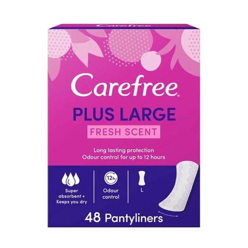 CAREFREE PADS PLUS LARGE FRESH 5*48 PCS
