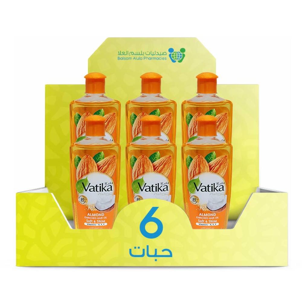 Vatika Almond Hair Oil 300ml *6 Bottles | Value Box