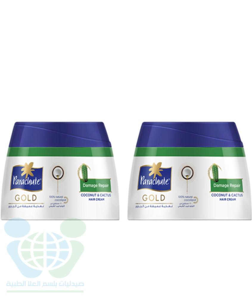 PARACHUTE GOLD HAIR CREAM DAMAGE REPAIR 2*140GM OFFER