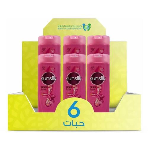 Sunsilk Shampoo Strength & Shine 190ml *6 Pack | Value Box