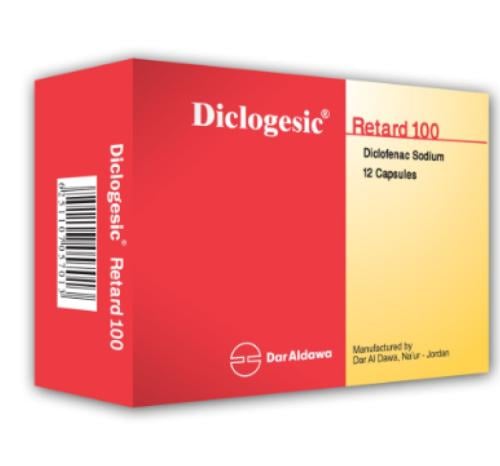 DICLOGESIC RETARD 100MG 12 CAPSULES