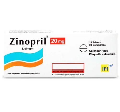 ZINOPRIL 20MG 28TAB