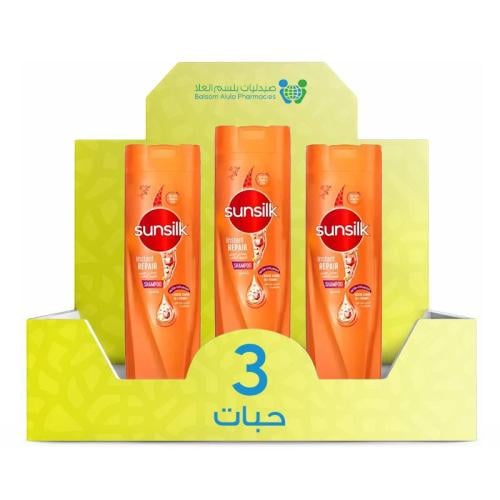 Sunsilk Repair Shampoo for Damaged Hair 400ml *3 Pack | Value Box
