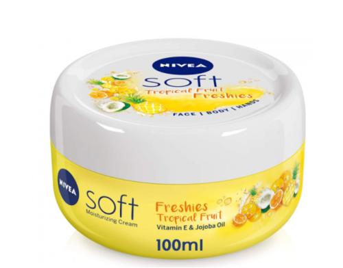 NIVEA SOFT CREAM MOISTURIZING TROPICAL FRUIT 100 ML