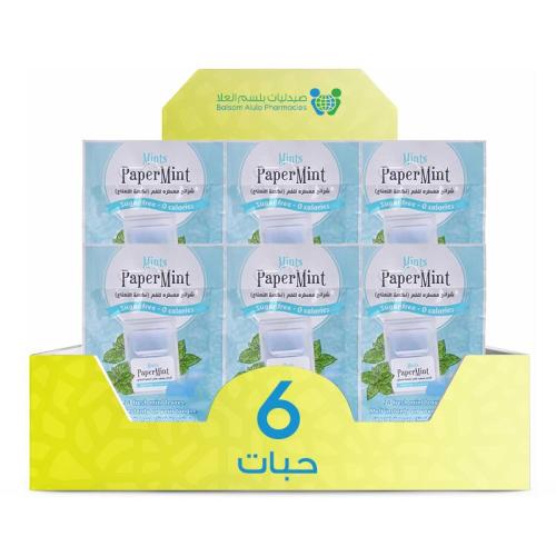 Peppermint Mouth Freshener Strips, Mint, 24 pieces * 6 strips | Value Box