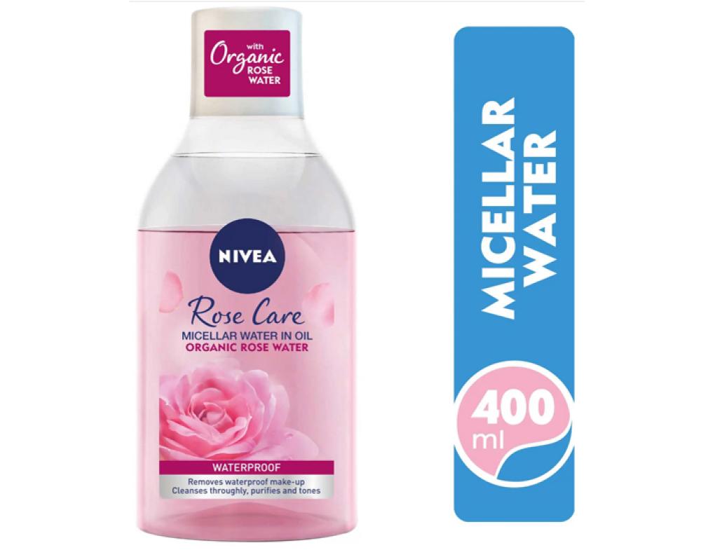 NIVEA Micellar Water Cleanser with Organic Rose Water 400ml