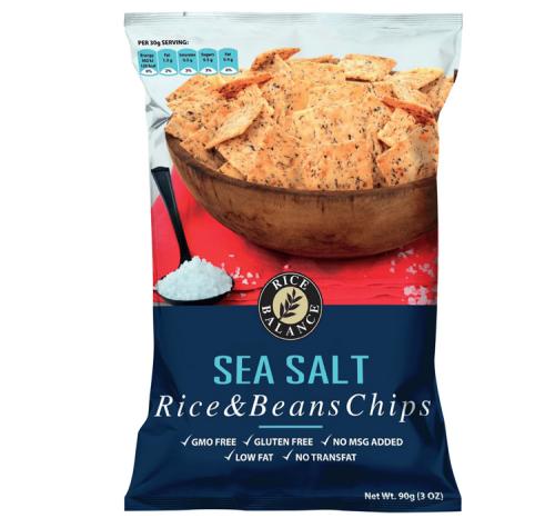 RICE BALANCE CHIPS SEA SALT 90g